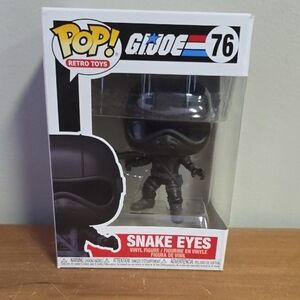 Funko Pop! G.I. Joe Snake Eyes Black Vinyl Figure